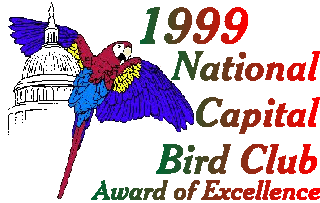 National Capital Bird Club Award of Excellence