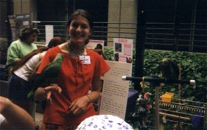 The Parrot Outreach Program brought two excited amazons.